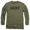 Army Army Mens Long Sleeve Shirt Military Green Hoodie, Sweatshirt | CiraTrend.com (Image 1)