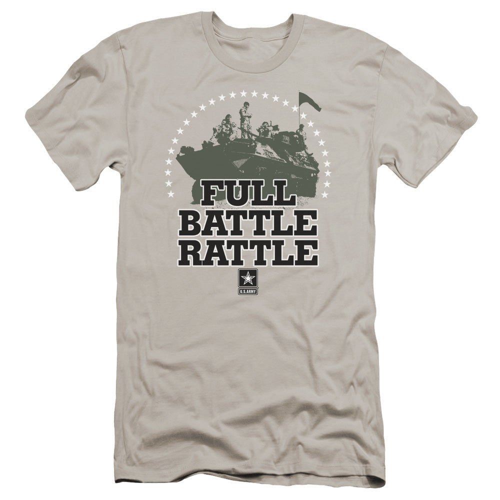 Army Full Batle Ratle Premium Bella Canvas Slim Fit Mens T Shirt Silver Hoodie, Sweatshirt | CiraTrend.com