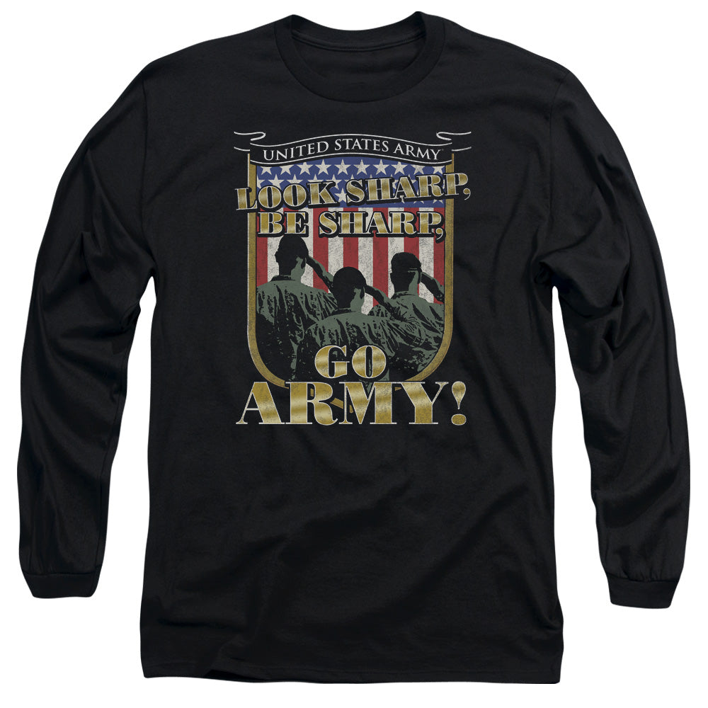 Army Go Army Mens Long Sleeve Shirt Black Hoodie, Sweatshirt | CiraTrend.com (Image 3)