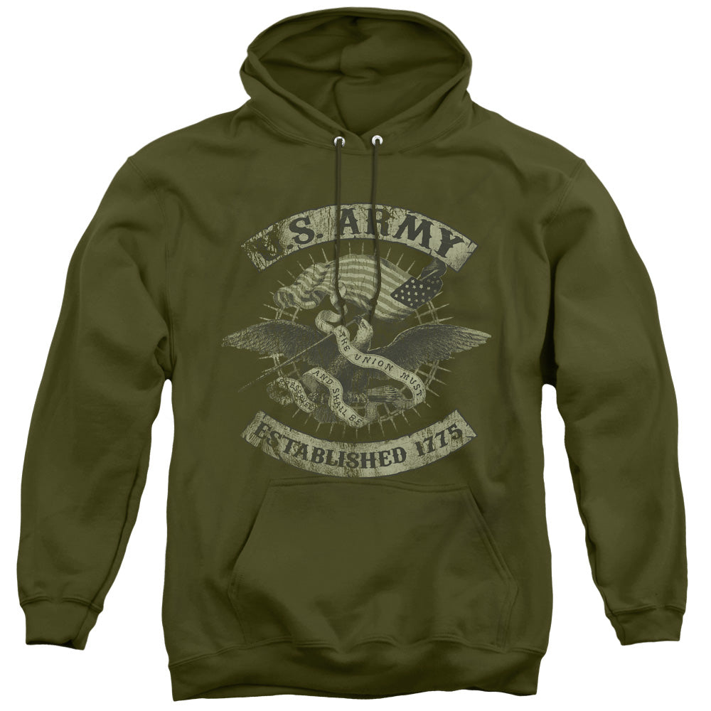 Army Union Eagle Mens Hoodie Military Green T-Shirts, Sweatshirt | CiraTrend.com (Image 1)