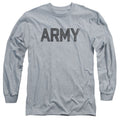 Army Star Mens Long Sleeve Shirt Athletic Heather Hoodie, Sweatshirt | CiraTrend.com (Image 1)