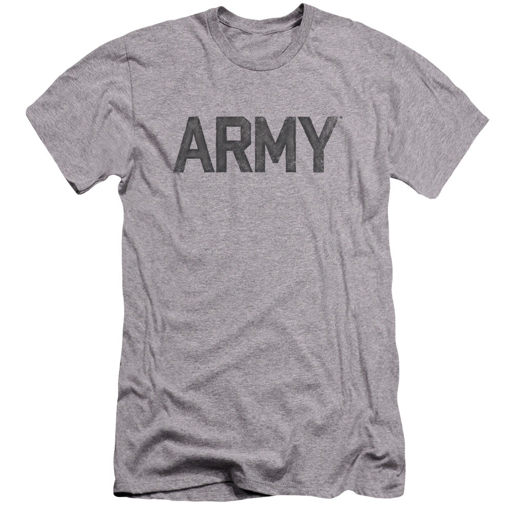 Army Star Premium Bella Canvas Slim Fit Mens T Shirt Athletic Heather Hoodie, Sweatshirt | CiraTrend.com (Image 1)