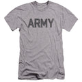 Army Star Premium Bella Canvas Slim Fit Mens T Shirt Athletic Heather Hoodie, Sweatshirt | CiraTrend.com (Image 1)