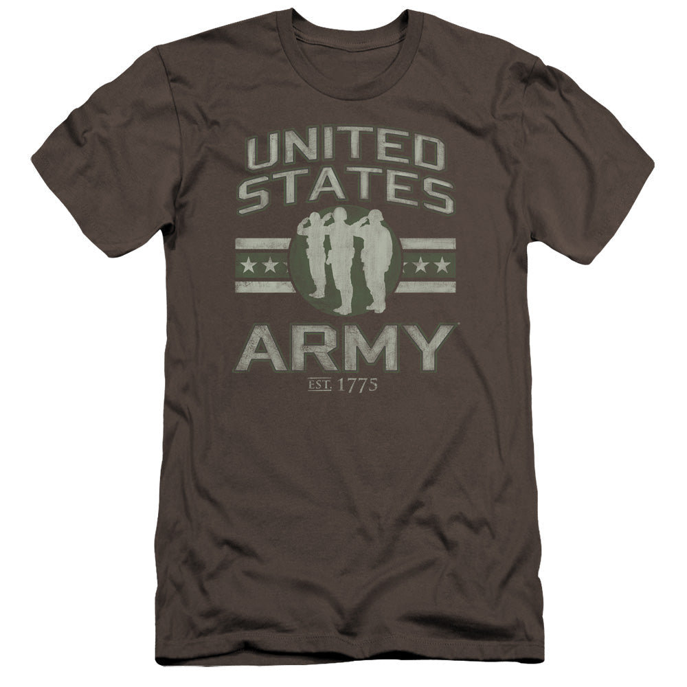 Army United States Army Premium Bella Canvas Slim Fit Mens T Shirt Charcoal Hoodie, Sweatshirt | CiraTrend.com (Image 1)