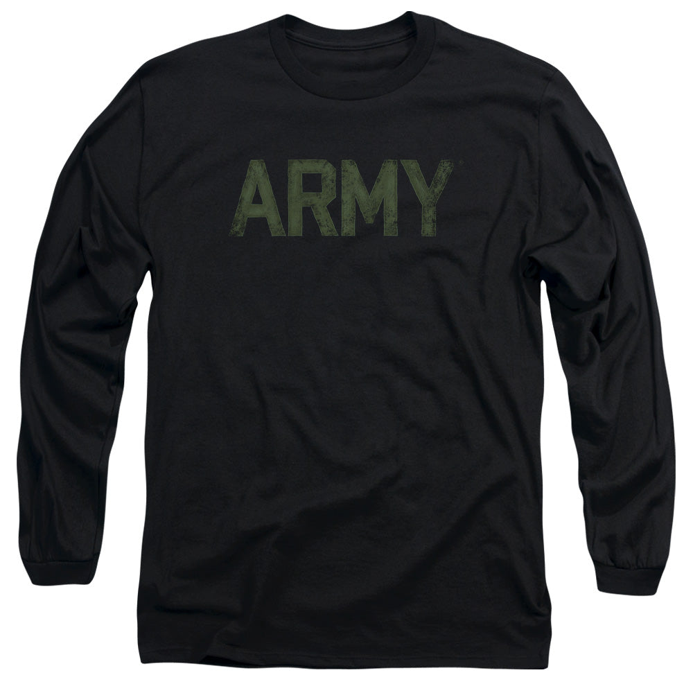 Army Type Mens Long Sleeve Shirt Black Hoodie, Sweatshirt | CiraTrend.com (Image 2)