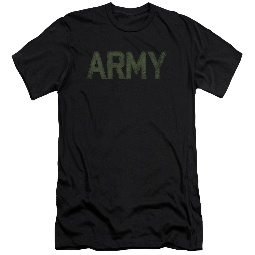 Army Type Premium Bella Canvas Slim Fit Mens T Shirt Black Hoodie, Sweatshirt | CiraTrend.com (Image 1)