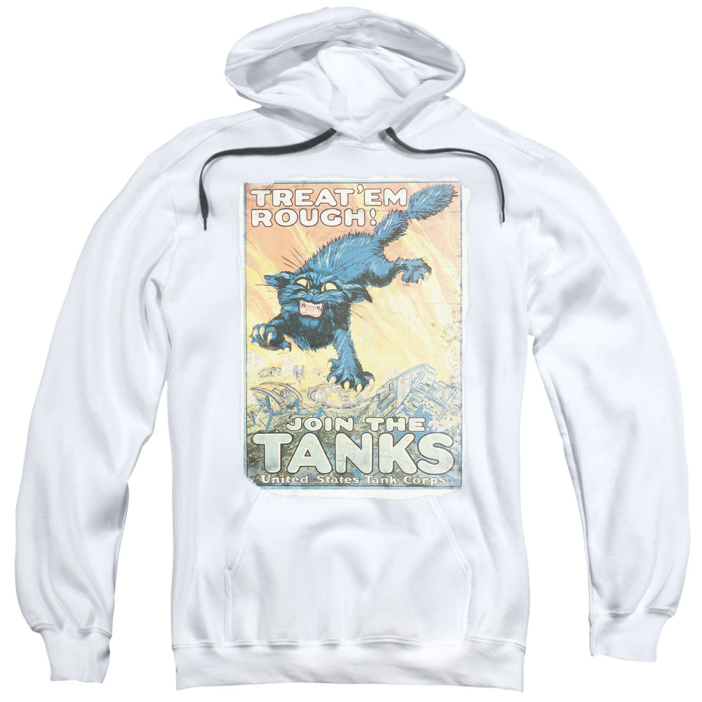 Army Treat Em Rough Mens Hoodie White T-Shirts, Sweatshirt | CiraTrend.com (Image 1)