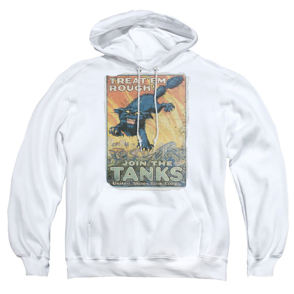 Army Treat Em Rough Mens Hoodie White T-Shirts, Sweatshirt | CiraTrend.com (Image 4)