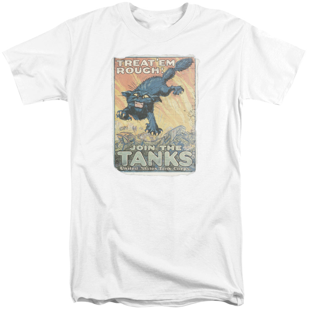 Army Treat Em Rough Mens Tall T Shirt White Hoodie, Sweatshirt | CiraTrend.com