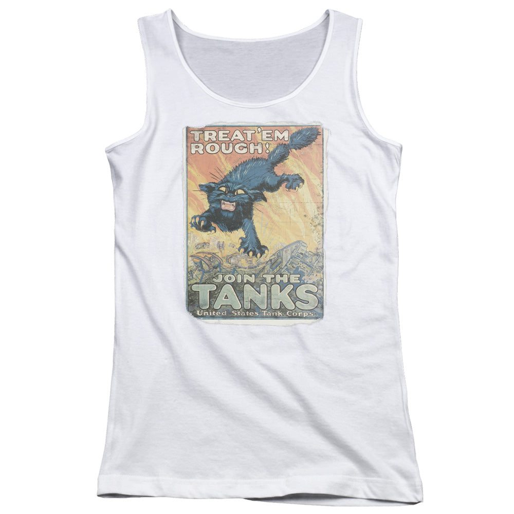 Army Treat Em Rough Womens Tank Top Shirt White Hoodie, Sweatshirt | CiraTrend.com
