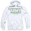 Army Block Mens Hoodie White T-Shirts, Sweatshirt | CiraTrend.com (Image 1)