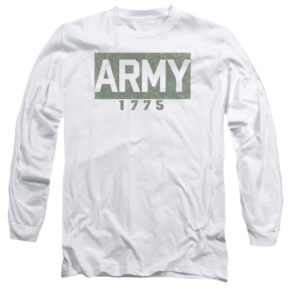 Army Block Mens Long Sleeve Shirt White Hoodie, Sweatshirt | CiraTrend.com (Image 2)