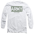 Army Block Mens Long Sleeve Shirt White Hoodie, Sweatshirt | CiraTrend.com (Image 1)