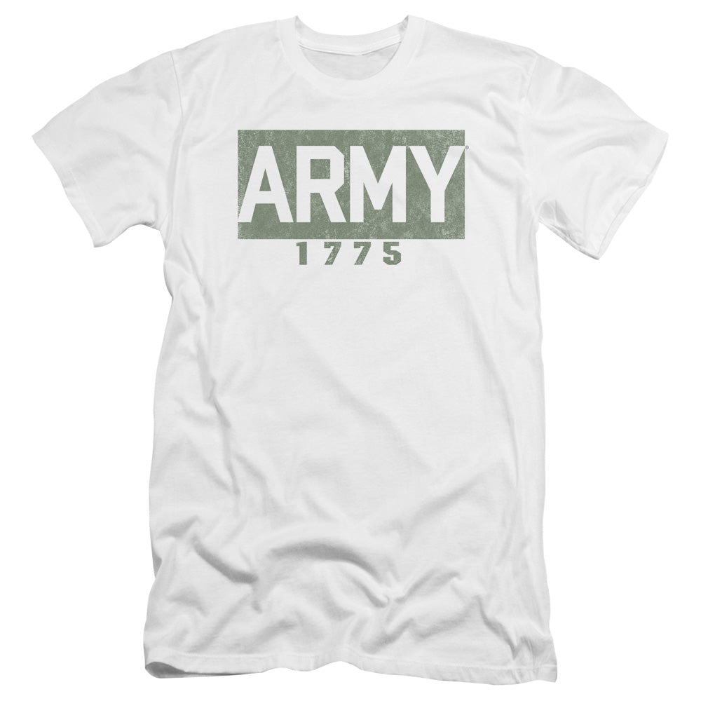 Army Block Premium Bella Canvas Slim Fit Mens T Shirt White Hoodie, Sweatshirt | CiraTrend.com (Image 1)
