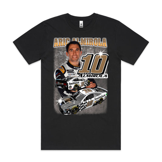 Aric Almirola Stock Car Racing T-Shirt Sport Athlete Family Tee
