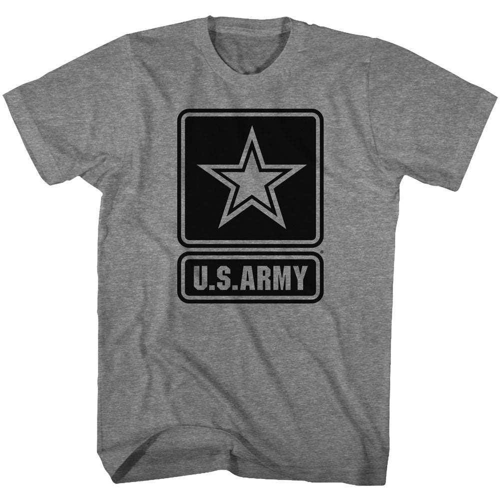 Army Mens S/S T-Shirt - Star Logo - Heather Graphite Heather Hoodie, Sweatshirt | CiraTrend.com