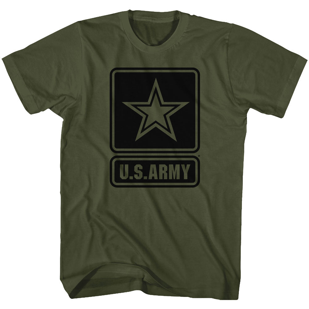 Army Mens S/S T-Shirt - Logo - Solid Military Green Hoodie, Sweatshirt | CiraTrend.com