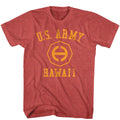 Army Mens S/S T-Shirt - Army Hawaii - Heather Red Heather Hoodie, Sweatshirt | CiraTrend.com