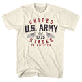 Army Mens S/S T-Shirt - Us1775 - Solid Natural Hoodie, Sweatshirt | CiraTrend.com