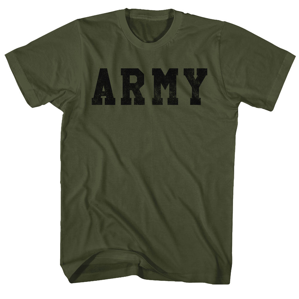 Army Mens S/S T-Shirt - Army - Solid Military Green Hoodie, Sweatshirt | CiraTrend.com
