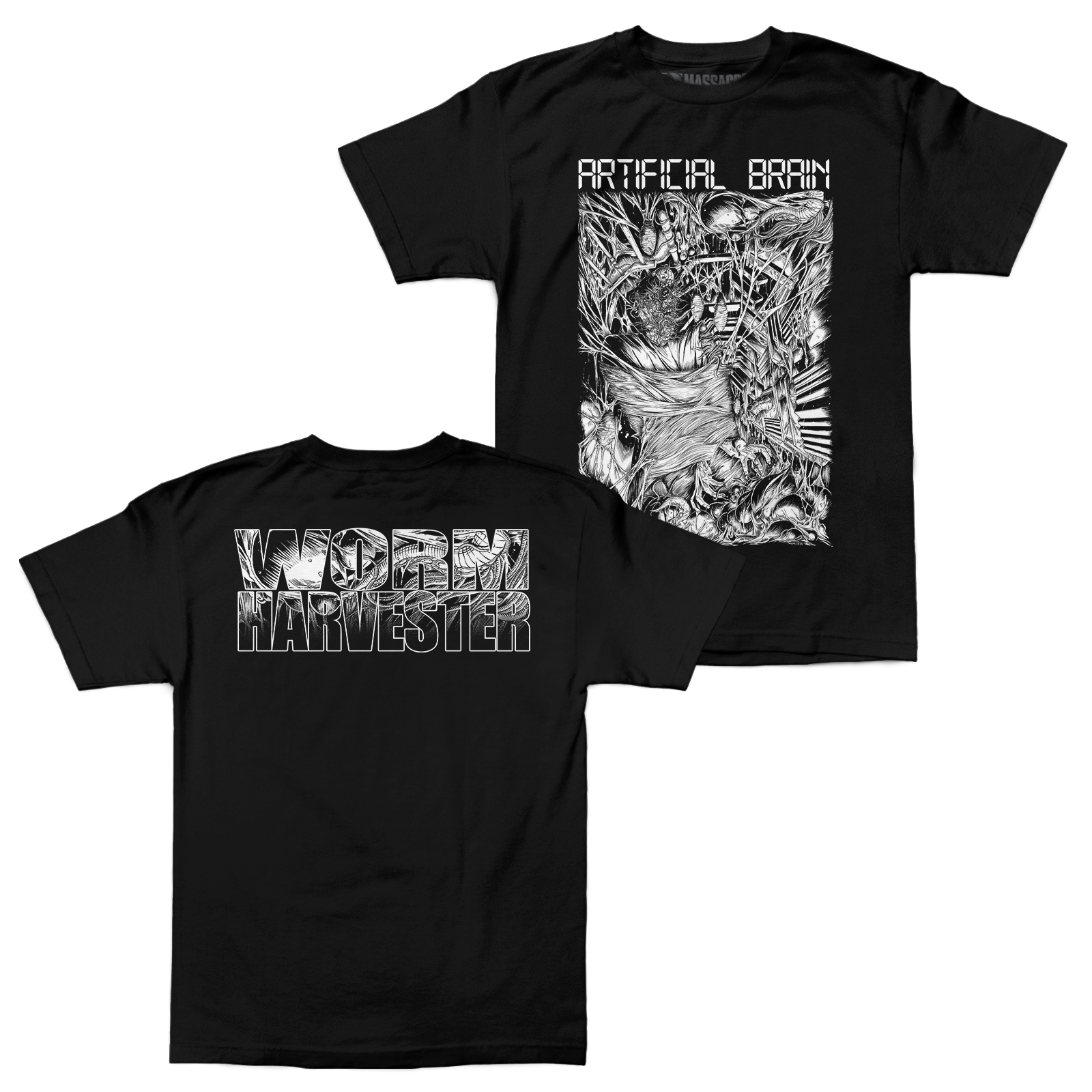 Artificial Brain "Worm Harvester" Shirt Hoodie, Sweatshirt | CiraTrend.com