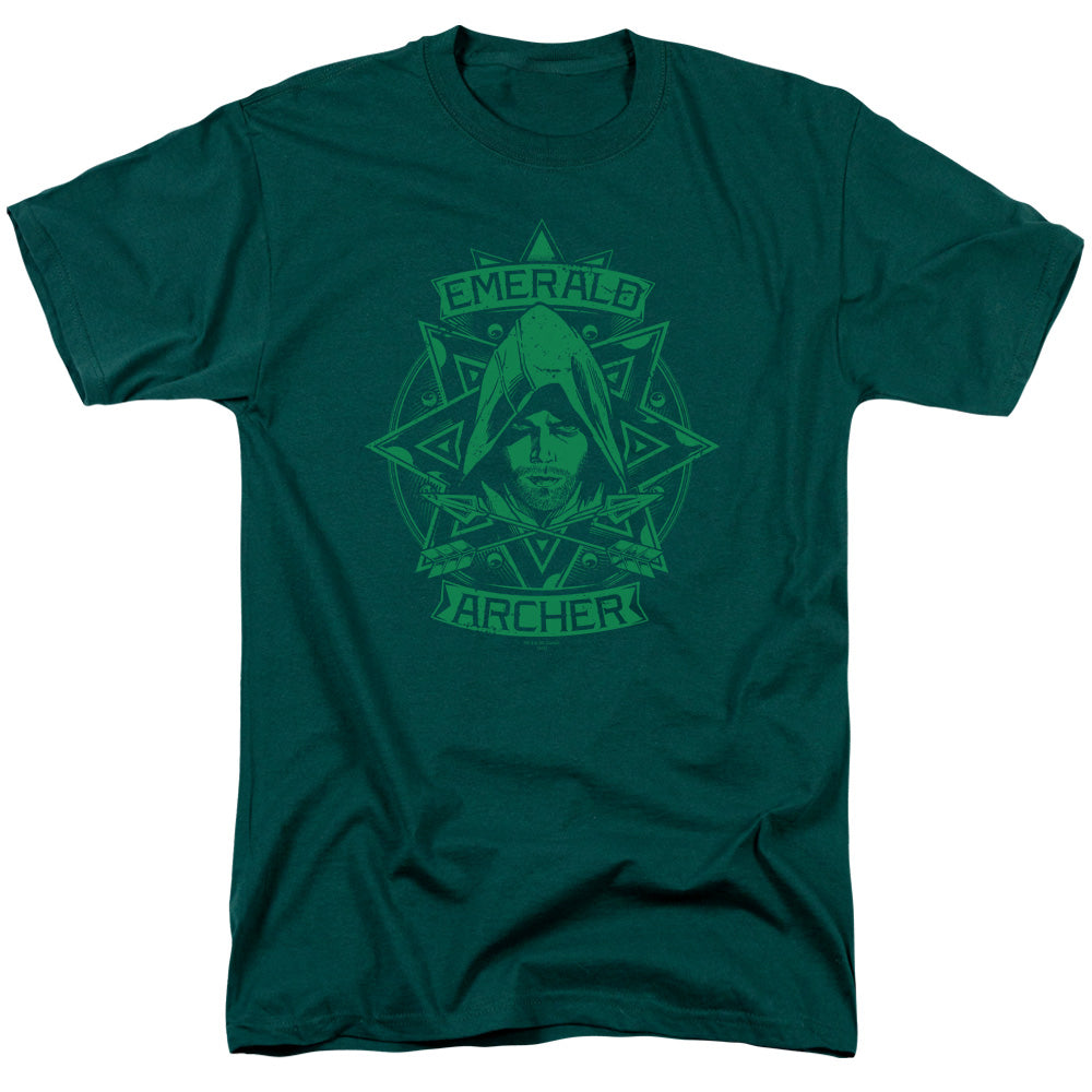 Arrow Archer Illustration Mens T Shirt Hunter Green Hoodie, Sweatshirt | CiraTrend.com