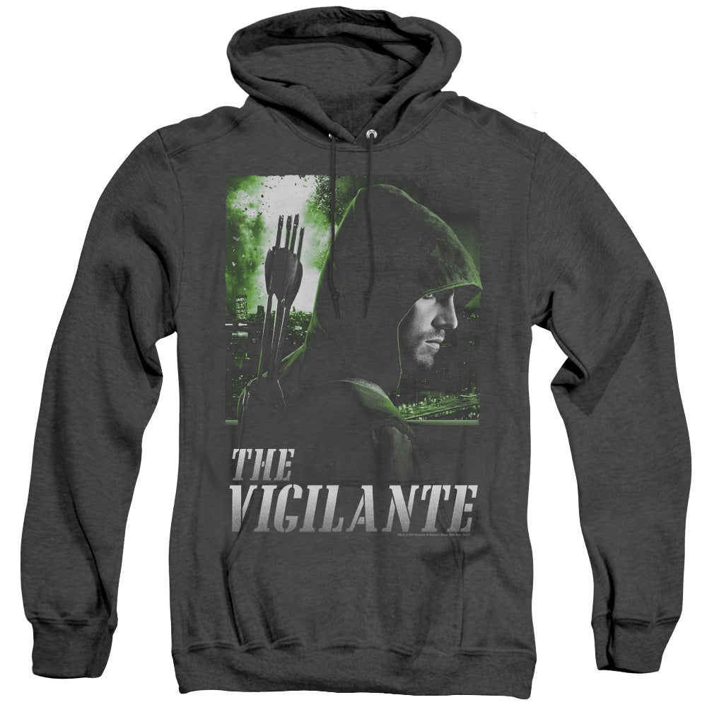 Arrow Star City Defender Mens Heather Hoodie Black T-Shirts, Sweatshirt | CiraTrend.com (Image 1)