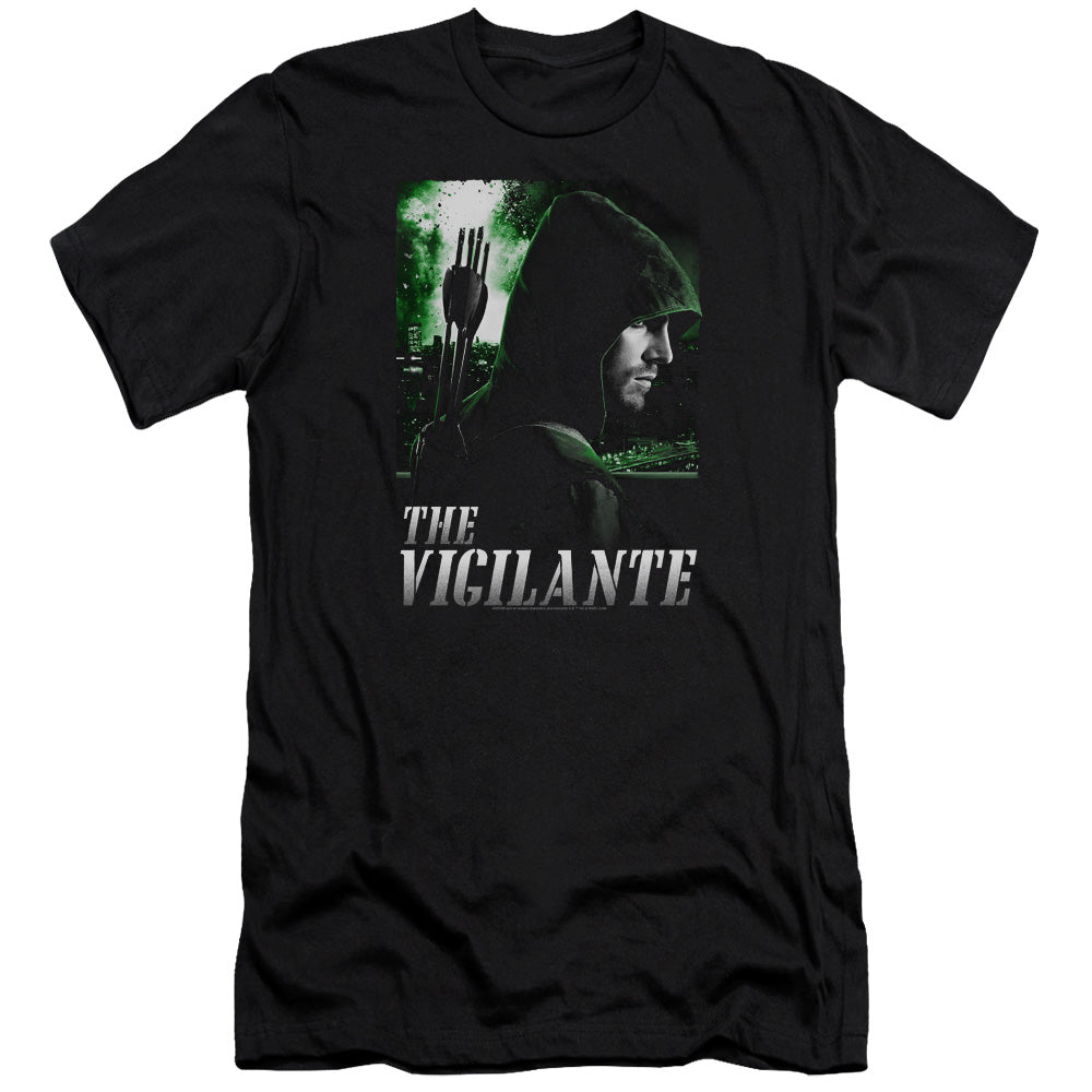 Arrow Star City Defender Premium Bella Canvas Slim Fit Mens T Shirt Black Hoodie, Sweatshirt | CiraTrend.com (Image 2)