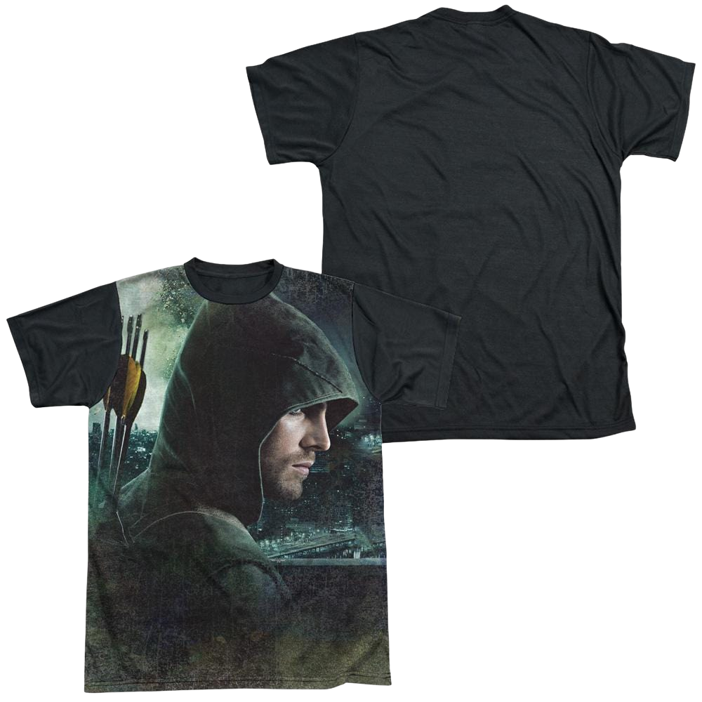 Arrow Hero - Men's Black Back T-Shirt Hoodie, Sweatshirt | CiraTrend.com