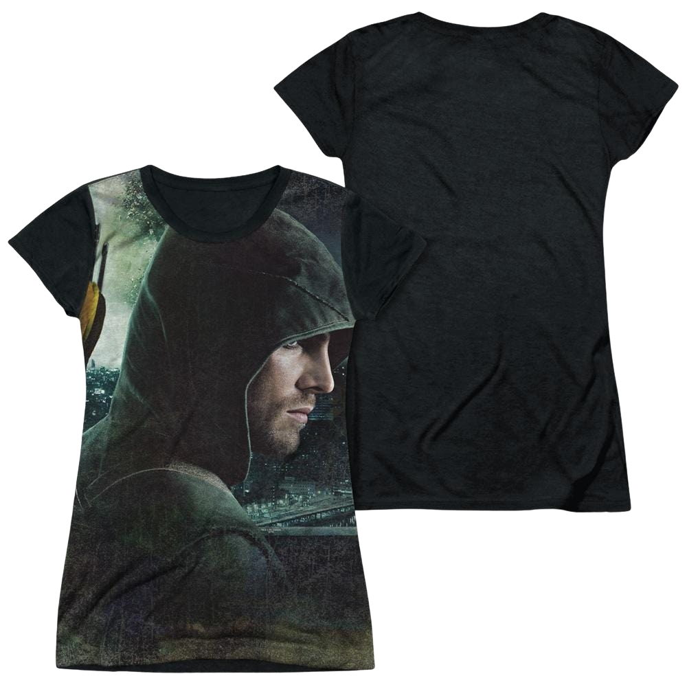 Arrow Hero - Juniors Black Back T-Shirt Hoodie, Sweatshirt | CiraTrend.com