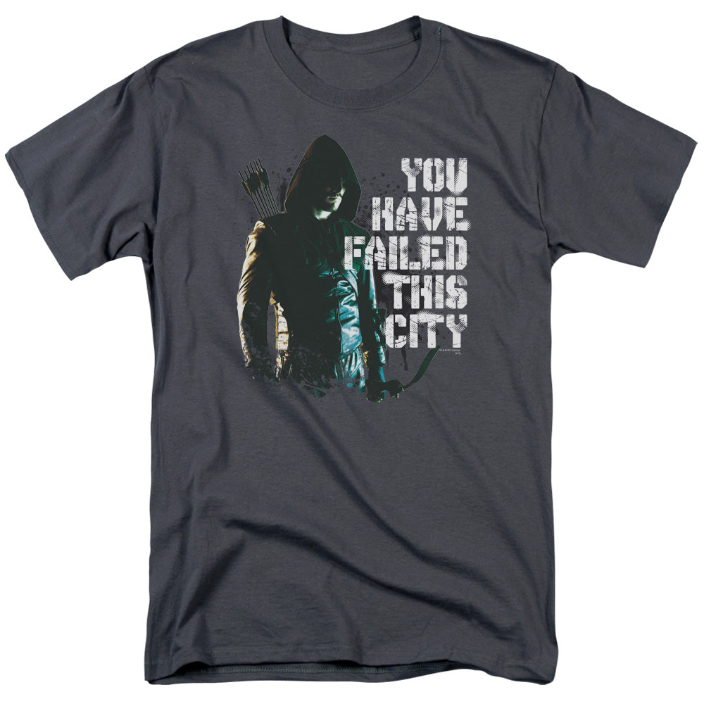 Arrow You Have Failed Mens T Shirt Charcoal Hoodie, Sweatshirt | CiraTrend.com