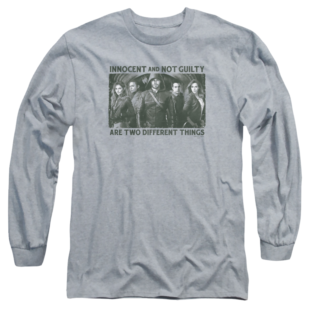 Arrow Not Guilty - Men's Long Sleeve T-Shirt Hoodie, Sweatshirt | CiraTrend.com