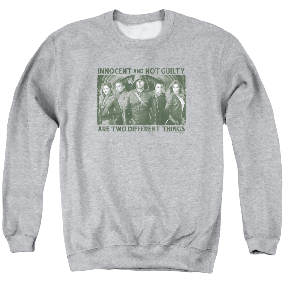 Arrow Not Guilty - Men's Crewneck Sweatshirt T-Shirts, Hoodie | CiraTrend.com