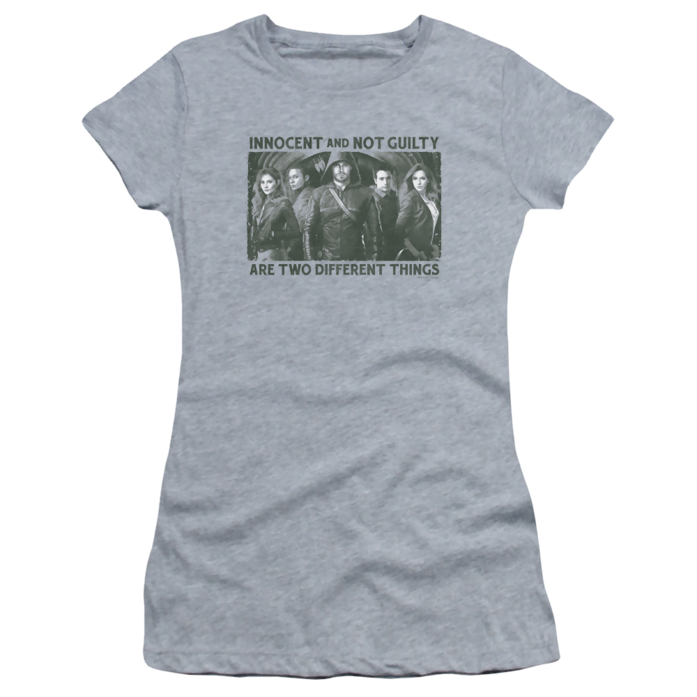 Arrow Not Guilty - Juniors T-Shirt Hoodie, Sweatshirt | CiraTrend.com