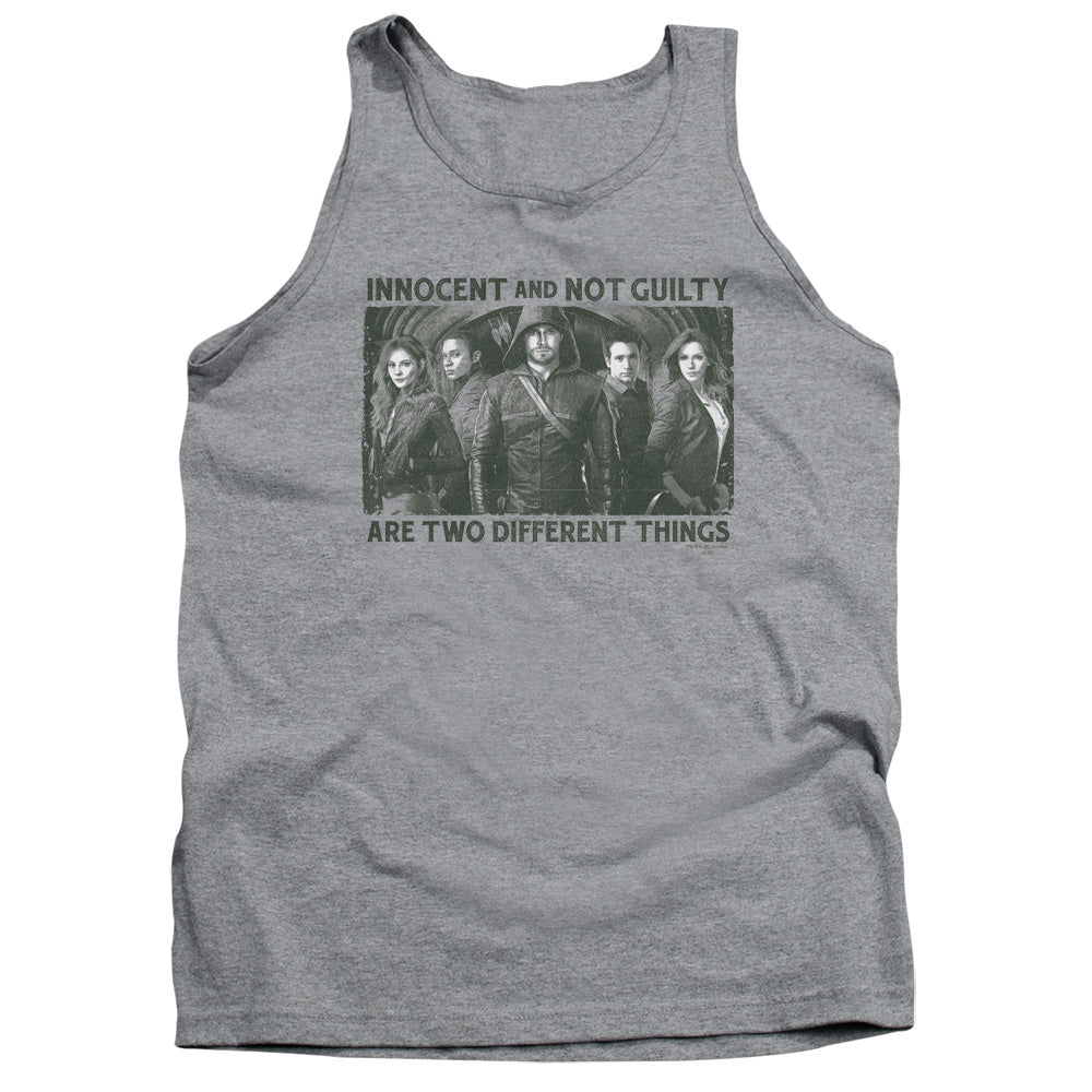 Arrow Not Guilty Mens Tank Top Shirt Athletic Heather Hoodie, Sweatshirt | CiraTrend.com