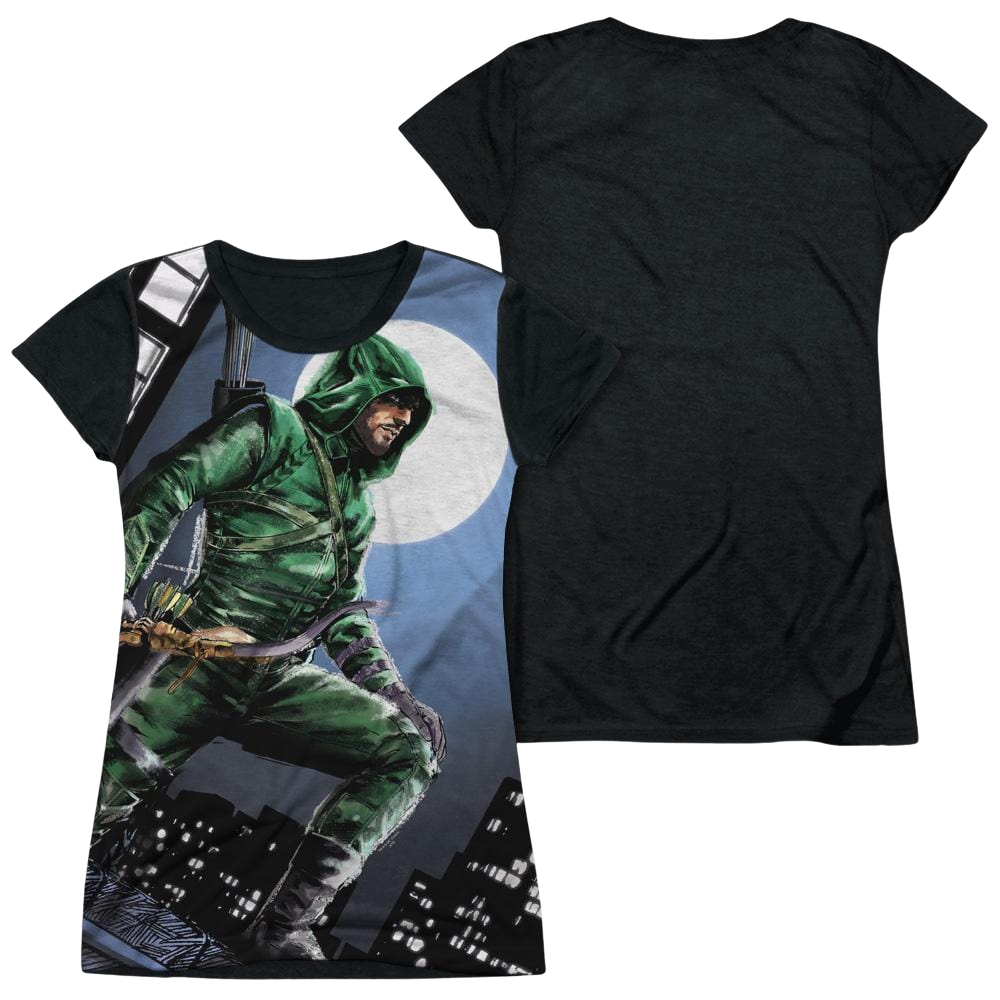 Arrow Night Watch - Juniors Black Back T-Shirt Hoodie, Sweatshirt | CiraTrend.com