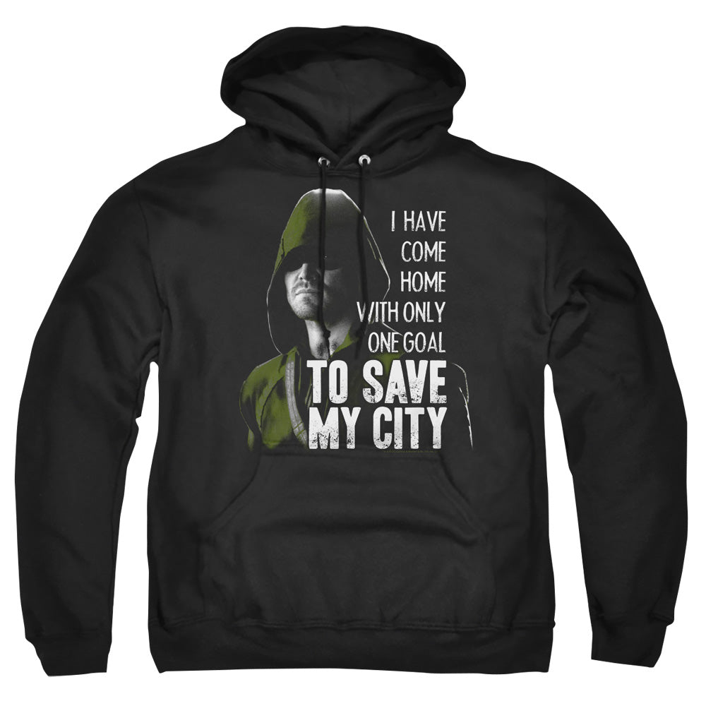 Arrow Save My City Mens Hoodie Black T-Shirts, Sweatshirt | CiraTrend.com (Image 1)
