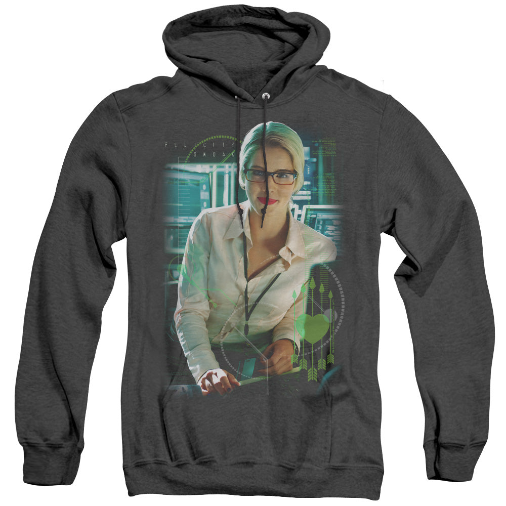 Arrow Felicity Oak Mens Heather Hoodie Black T-Shirts, Sweatshirt | CiraTrend.com (Image 4)