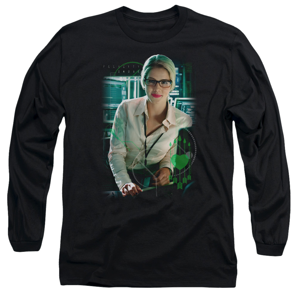 Arrow Felicity Smoak - Men's Long Sleeve T-Shirt Hoodie, Sweatshirt | CiraTrend.com