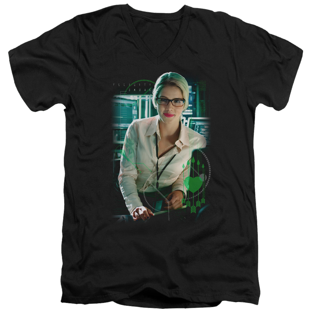 Arrow Felicity Smoak - Men's V-Neck T-Shirt Hoodie, Sweatshirt | CiraTrend.com