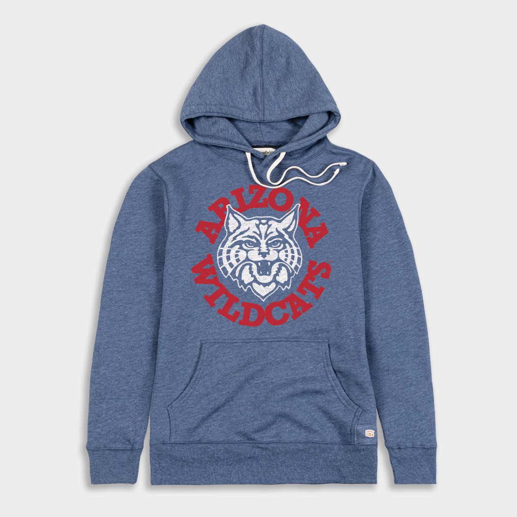 Throwback Arizona Wildcats Logo Hoodie Style001