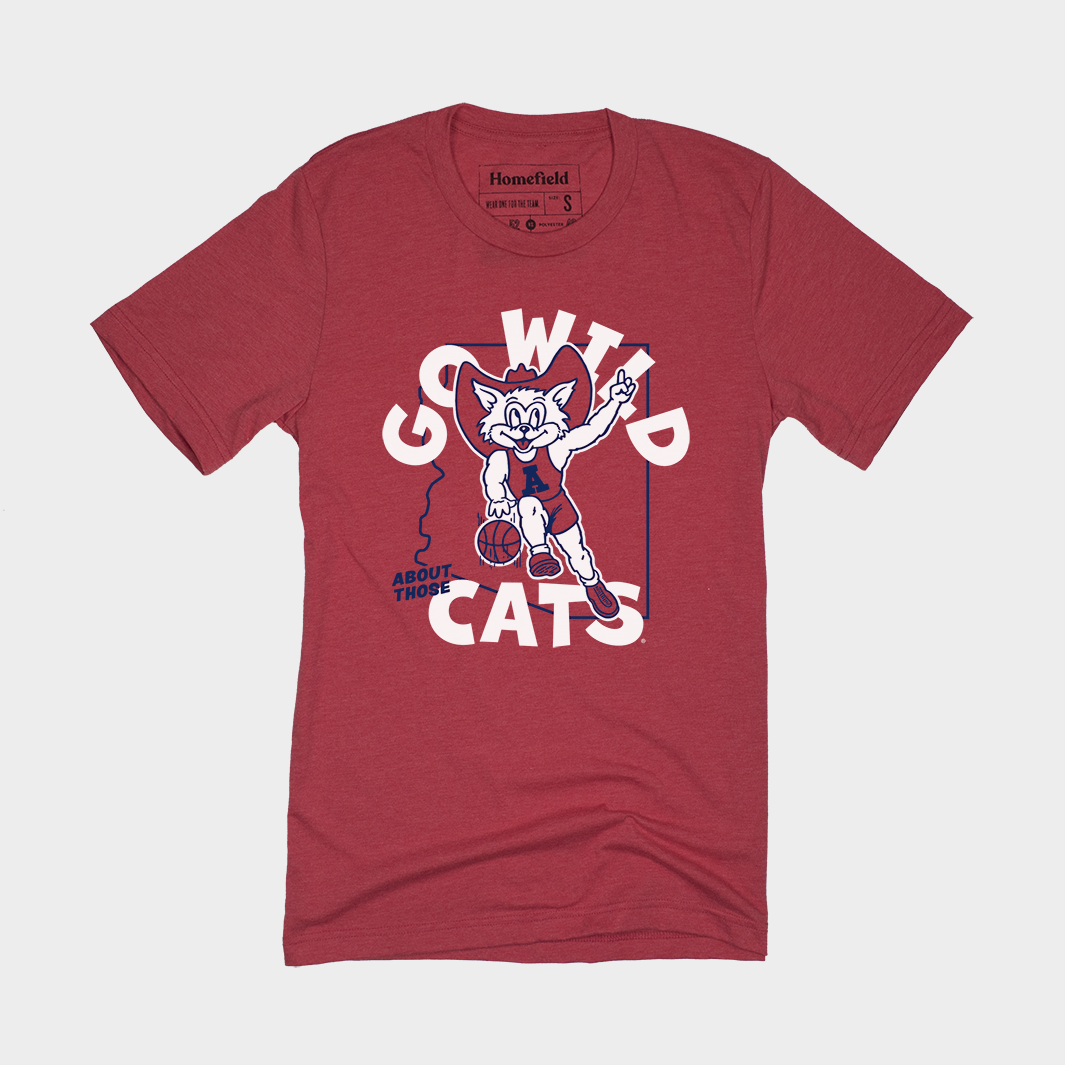 Vintage Arizona Go Wild About Those Cats Tee Style001