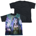 Anne Stokes Mystic Aura - Youth Black Back T-Shirt (Ages 8-12) Hoodie, Sweatshirt | CiraTrend.com