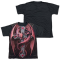 Anne Stokes Gothic Guardian - Youth Black Back T-Shirt (Ages 8-12) Hoodie, Sweatshirt | CiraTrend.com