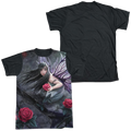Anne Stokes Rose Fairy - Men's Black Back T-Shirt Hoodie, Sweatshirt | CiraTrend.com