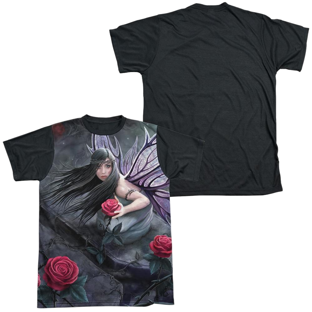 Anne Stokes Rose Fairy - Men's Black Back T-Shirt Hoodie, Sweatshirt | CiraTrend.com