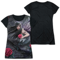 Anne Stokes Rose Fairy - Juniors Black Back T-Shirt Hoodie, Sweatshirt | CiraTrend.com
