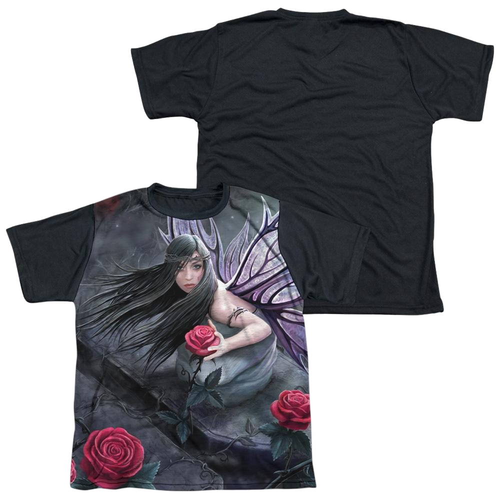 Anne Stokes Rose Fairy - Youth Black Back T-Shirt (Ages 8-12) Hoodie, Sweatshirt | CiraTrend.com