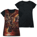 Anne Stokes Hellrider - Juniors Black Back T-Shirt Hoodie, Sweatshirt | CiraTrend.com