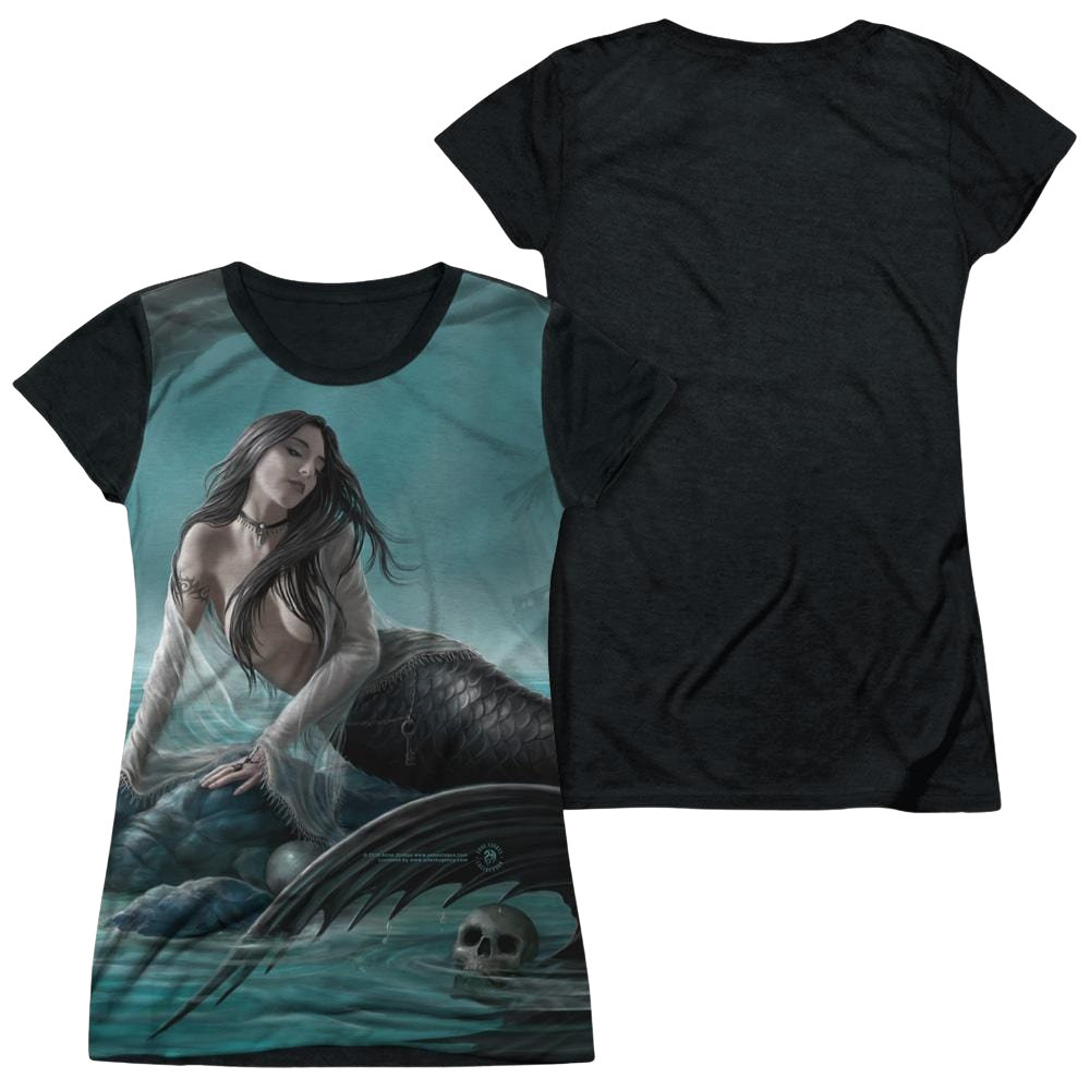 Anne Stokes Sirens Lament - Juniors Black Back T-Shirt Hoodie, Sweatshirt | CiraTrend.com